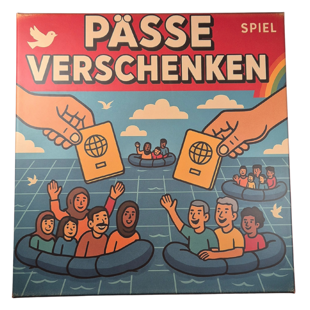 Pässe verschenken - Ein Brettspiel voller Hoffnung