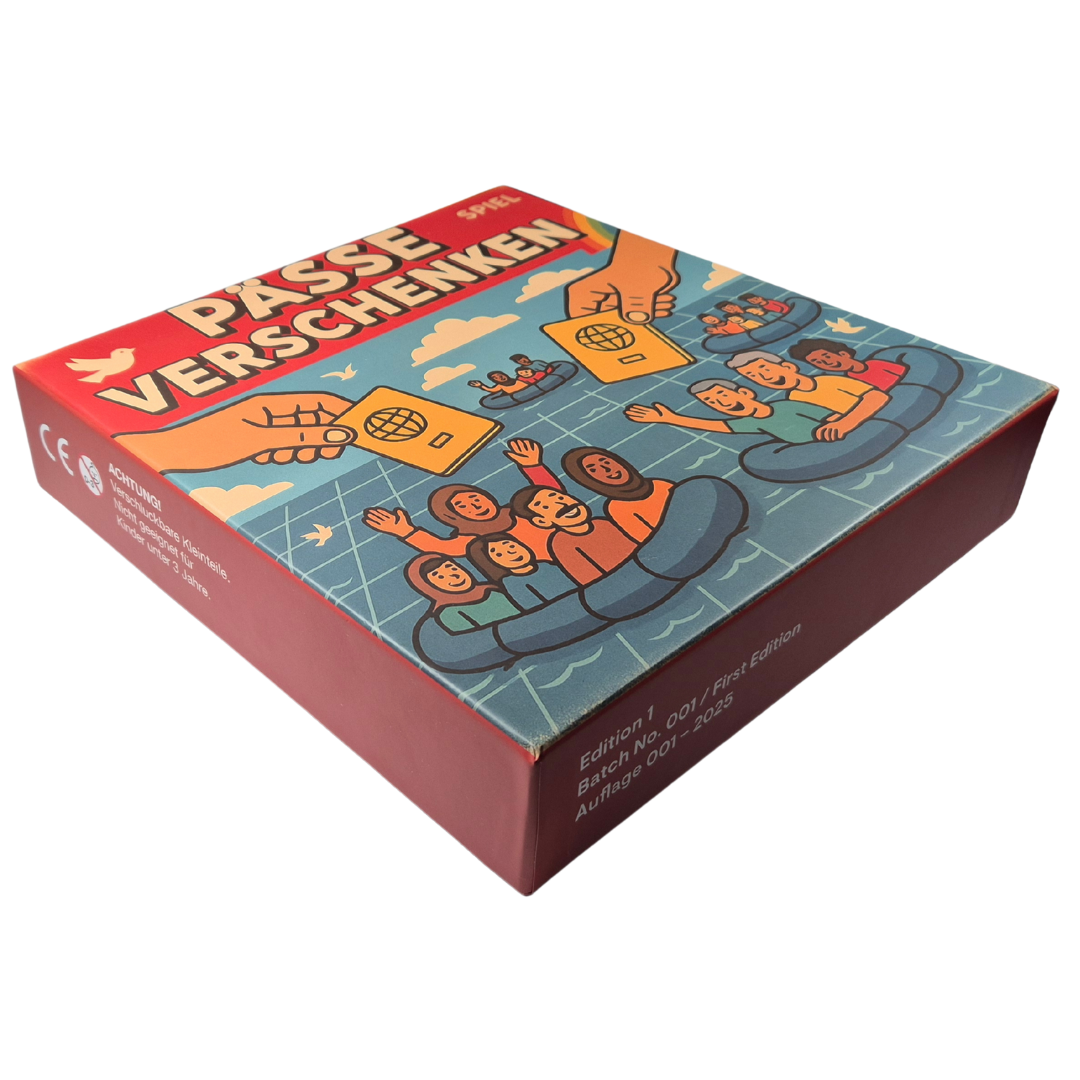 Pässe verschenken - Ein Brettspiel voller Hoffnung